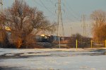 NS GP38-2 Locomotive making moves in the yard